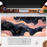 Grand tapis de souris de jeu en caoutchouc naturel à motif HD personnalisé Base antidérapante Tapis de souris imperméable et résistant à l'usure pour le bureau