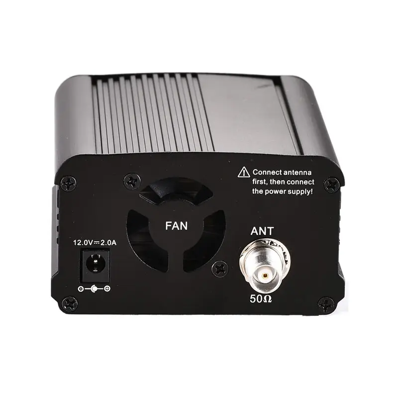 Mini émetteur de radiodiffusion fm 1w/7w, sans fil, câble rf, amplificateur stéréo PLL LCD, pour campus
