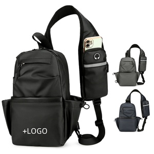 Sac banane Oxford décontracté et imperméable pour homme, sacoche bandoulière personnalisée, style extérieur populaire, sac messager tendance pour femme - Product Image 1