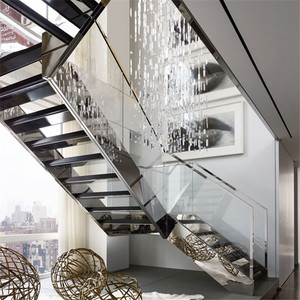 Prima Escalier droit conçu <span class=keywords><strong>sur</strong></span> <span class=keywords><strong>mesure</strong></span> Escalier linéaire <span class=keywords><strong>sur</strong></span> <span class=keywords><strong>mesure</strong></span> Bibliothèque Espace - Product Image 4