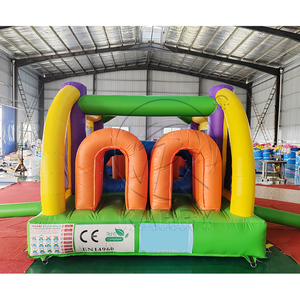 Château gonflable commercial en PVC, mini parcours d'obstacles, château de rebond, structure de saut extérieure pour enfants avec souffleur - Product Image 3