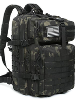 Sac à dos imperméable pour sports de plein air, tissu 80g, grande capacité, extensible Molle, randonnée, camping, tactique, fabriqué en Chine