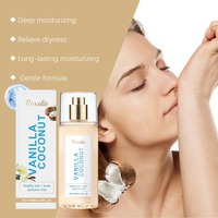 Spray parfumé pour le corps Roxelis Vanilla Coconut, parfum longue durée et charme unique. C'est un parfum frais et romantique