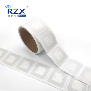 50*50 mét ISO/IEC 15693 13.56MHz HF icode slix chống trộm an ninh RFID Tag thư viện cuốn Sách Sticker tag với chất kết dính trở lại - Product Image 4