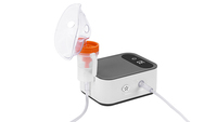 Alat medis Nebulizer portabel, peralatan medis rumah kompresor Atomizer anak dan dewasa, mesin Nebulizer DC genggam portabel dengan Timer