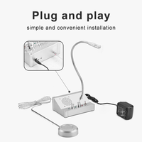 Prix d'usine pas cher Dual A Speaker Talk Through Glass Bank Window Intercom System Pagers