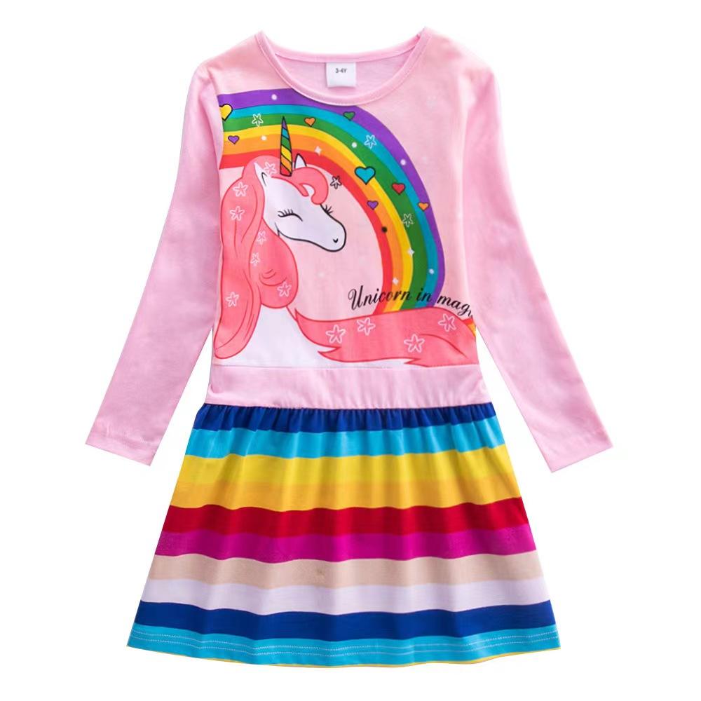 Unicorn Birthday Party Dress Perfect for 3-8 Year Olds
