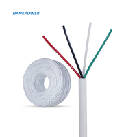 Câble USB blanc à 4 cœurs 28awg OD 3.0MM, gaine pour recharge de données, 1 pièce