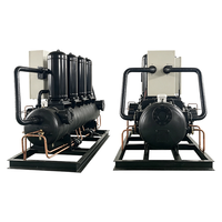 Enfriador de Agua Industrial, Tipo Scroll, Refrigerado por Agua, 5-50RT, Sistema de Enfriamiento de Procesos para Plantas de Manufactura