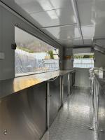 Nourriture chinoise piste carré Mobile cuisine alimentaire remorque Mobile crème glacée Food Truck Van avec cuisine complète à vendre aux États-Unis