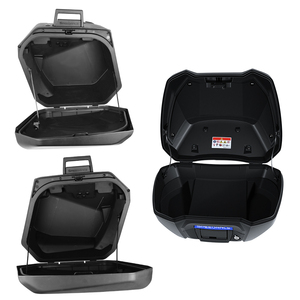 Ensemble complet de top-case et de sacoches latérales pour moto 50L+33L+30L, boîte de rangement en PP pour Honda XL750 Transalp, étanche, modifiée et améliorée - Product Image 3
