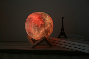 Promozionale decorativo 3D stampa <span class=keywords><strong>star</strong></span> <span class=keywords><strong>sky</strong></span> Stand 16 colori ricaricabile LED Night Light Globe Shape Nursery Decor night light - Product Image 2