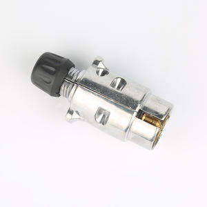 7 broches 12V connecteur de remorque prise pour <span class=keywords><strong>caravane</strong></span> voiture prise RV prise ronde mâle métal adaptateur utilisé pour les accessoires de remorque - Product Image 3