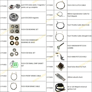 Kit de cilindro de motocicleta de aluminio de alta calidad Moped Puch 45mm - Product Image 3