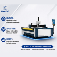 Mesin Pemotong Laser Serat Industri KAISE 2000W SF3015NP CNC Logam Area Kerja 3000x1500mm 380V Teknologi Fokus Otomatis Lainnya