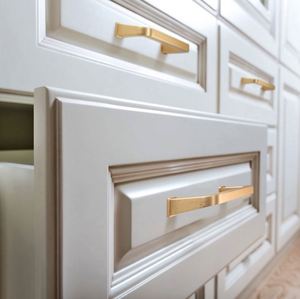 WEKIS Zinc Vintage Door Knob <b>Gold</b> Kitchen Cabinet Handles Antique Brushed Nickel Dresser <b>Drawer</b> Cabinet <b>Pulls</b> Exterior Outdoor - Product Image 6