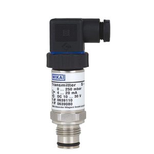 Transmetteur de pression Wika 0 à 250 mbar 4-20 mA DC 10-30 V en acier inoxydable pour usage industriel - Product Image 1