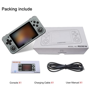 Console de jeu portable ANBERNIC <span class=keywords><strong>RG351M</strong></span> de haute qualité avec écran IPS de 3,5 pouces, 64 Go, jeux rétro, Wifi, 2500 jeux, mini console familiale - Product Image 6