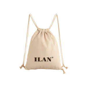 Mochila con cordón Ilan de 42x34 cm, bolsa de algodón para uso diario. - Product Image 2