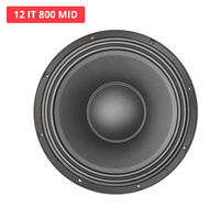 Sweton 12 IT 800 MID Altavoz de 12 Pulgadas y 1600W con Transductor Ecológico de 3 Vías, Sistema Line Array, Sonido Equilibrado para Exteriores