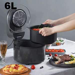 Échantillon gratuit 6L panier de <span class=keywords><strong>friteuse</strong></span> à air ouvert support pour rôtir la viande porte-aliments fours électriques mais comme les friteuses à air - Product Image 1