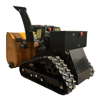 Souffleuse à neige sur chenilles télécommandée de 60 cm, moteur à essence, machine à déneiger