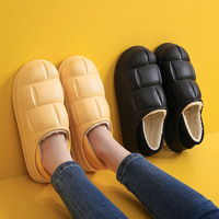Chaussons d'intérieur moelleux pour femmes en fausse fourrure, confortables, antidérapants, doux, en peluche, chauds