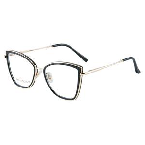 กรอบแว่นตาฟาไลเออร์ แคทอาย TR87114 กรอบเต็มป้องกันแสงสีฟ้ากรอบโลหะสำหรับทุกเพศ - Product Image 5