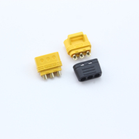 Connecteur de courant personnalisé MR30L 3 broches 30 ampères, mâle/femelle, contacts en laiton, NYLON IP67 60V, certifié ROHS, alimentation multi-scénarios
