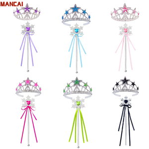 Accessoires <span class=keywords><strong>de</strong></span> princesse Elsa : Gants, baguette magique, couronne, ensemble <span class=keywords><strong>de</strong></span> bijoux, perruque tressée <span class=keywords><strong>pour</strong></span> robe <span class=keywords><strong>de</strong></span> princesse Blanche-<span class=keywords><strong>Neige</strong></span>, accessoires <span class=keywords><strong>de</strong></span> cosplay - Product Image 1