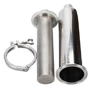 Matériau de filtre en ligne sanitaire en acier inoxydable Type de pince Connexion rapide Paroi intérieure sans couture pour aliments Dairy Pharma - Product Image 2