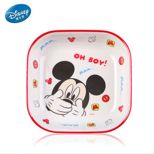 <span class=keywords><strong>Assiette</strong></span> à dîner et bol à fruits en mélamine pour enfants Disney Square Colorful Sustainable Training Baby Eating Cartoon - Product Image 2