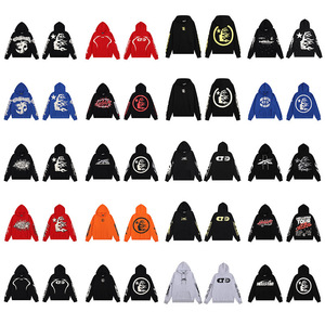 <span class=keywords><strong>Felpa</strong></span> con Cappuccio da Uomo in <span class=keywords><strong>Poliestere</strong></span>, Stile Retrò con Stampa Lettering, Vestibilità Ampia, Tendenza Transfrontaliera Euro-Americana - Product Image 2