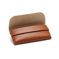 Étui à lunettes de soleil et à lunettes de vue carré semi-rigide en PU JS Brand RTG003 avec emballage personnalisé du logo