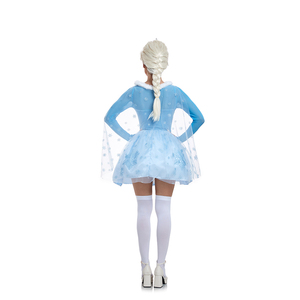 Nouveautés Tenue Cosplay Halloween pour femmes Robe de princesse <span class=keywords><strong>Elsa</strong></span> Reine <span class=keywords><strong>Elsa</strong></span> Costumes de fête - Product Image 5