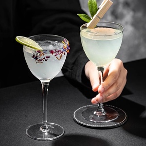 Bicchieri da Cocktail Unici in Cristallo Highball Nick and <span class=keywords><strong>Nora</strong></span>, Calici da Vino a Stelo Lungo, Bicchieri da Cocktail Trasparenti per Bar e Ristoranti - Product Image 3