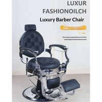 Fauteuil de Barbier en Cuir - Design Pivotant Luxe Léger pour Salons de Coiffure et Instituts de Beauté - Vente Directe Usine