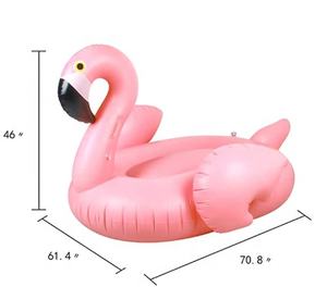 Promotion Waterhan Ballon Gonflable PVC Flottant Personnalisé Flamingo Signal 105cm, Flotteur Remorquable, Capacité 20kg+, Pour Piscine, Rivière, Mer et Plus Encore - Product Image 5