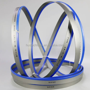 Hoja de sierra de cinta de acero de alta velocidad bimetálica con recubrimiento de titanio de alta calidad para máquina de corte de acero inoxidable, OEM industrial, prensada en caliente - Product Image 2