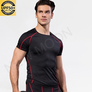 T-shirt de sport respirant et à séchage rapide pour homme, T-shirt de fitness respirant et anti-transpiration pour homme - Product Image 1