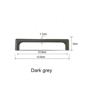 WEKIS Modern Matte Black Cabinet Hardware 4 Inch Drawer Pulls <b>Cupboard</b> Handles & Knobs for Kitchen Dresser - Product Image 3