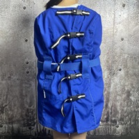 Vêtements de contention médicale pour adultes, veste de contrôle anti-agression, combinaison de contention des membres, BDSM, bondage, chemise de force psychiatrique