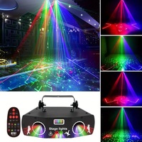 Projecteurs laser 3D RGBW pour scène, éclairage DJ avec télécommande DMX512/activation sonore pour bars, discothèques, mariages et événements | Usine YSH