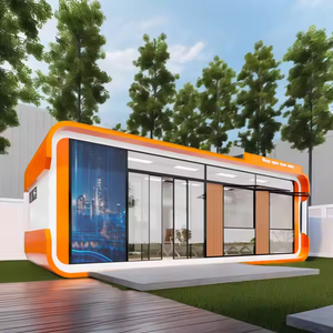 Luxury <b>Portable</b> Modular Prefabricated Container Steel Mobile Capsule Hotel House Space-Inspired Tiny Gym Supermarket - Product Image 4