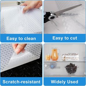 Tapis de réfrigérateur antidérapant ORON OEM/ODM, texture blanche, épais, résistant à l'huile, imperméable, en EVA, <span class=keywords><strong>pour</strong></span> tiroirs et étagères de <span class=keywords><strong>cuisine</strong></span> - Product Image 5