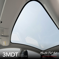 Verre intelligent commutable 3MDT PDLC pour fenêtre de voiture, télécommande, teinte pour Tesla Model X MT35, réponse rapide, OEM