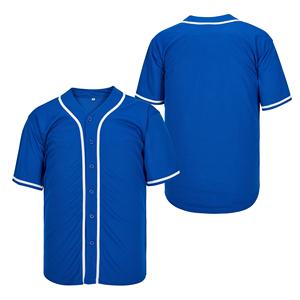 Camiseta de Béisbol en Existencia, Ropa Deportiva Informal, Bordado Personalizado, Impresión de Logotipo, Número, Letra, Camiseta Roja con Botones, Camiseta de Softbol - Product Image 4