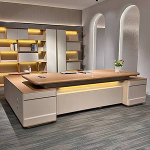 Muebles de oficina ejecutivos Conjunto clásico con muebles de oficina de abogado con mesa de oficina - Product Image 3