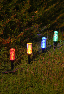 Luces solares de jardín Luces de cadena de palo de burbujas decorativas al aire libre para luces solares de césped de tierra de paisaje - Product Image 4