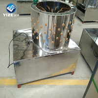 Machine à plumer les poulets automatique commerciale à vendre, équipement de traitement de la volaille pour l'abattage
